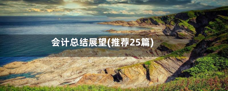 会计总结展望(推荐25篇)
